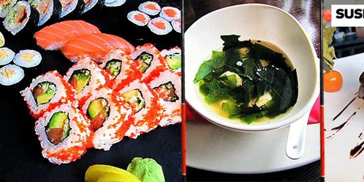 Polévky, předkrmy a sushi v Sushi Point Black Label