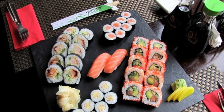 Polévky, předkrmy a sushi v Sushi Point Black Label