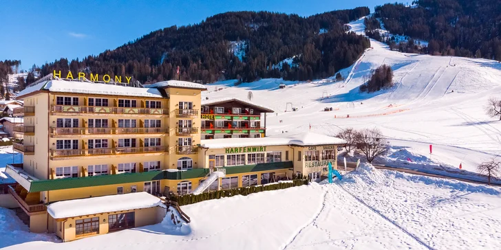 Dovolená v Rakousku: hotel v horách u svahu, polopenze, wellness