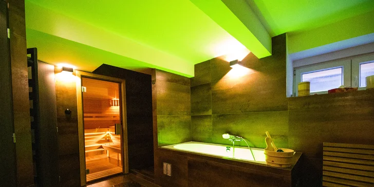 Na výběr máte také variantu s privátním wellness.