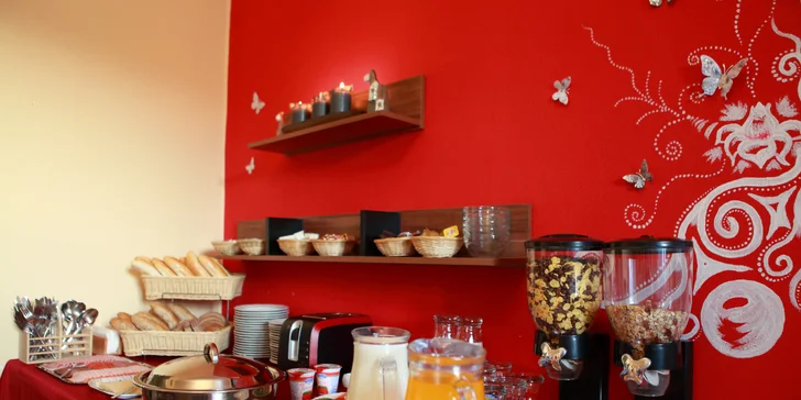 Těšit se můžete na bohaté snídaně formou bufetu v místní restauraci.