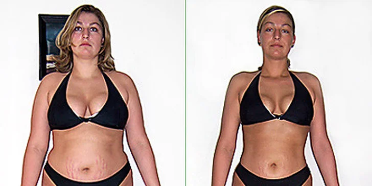 A pokroky budou opravdu znát: klientka Nina Králová zhubla za 4 měsíce 26 kg.