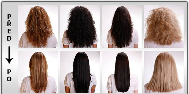 Ošetření vlasů luxusním brazilským keratinem Cocochoco Professional pro polodlouhé vlasy