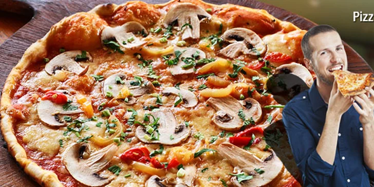 Dvě výtečné pizzy v restauraci Pizza Capranica