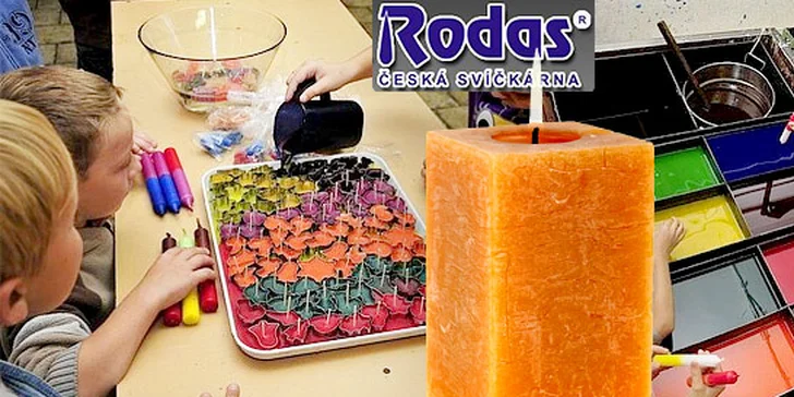 Prohlídka svíčkárny včetně výroby 12 voskovek!