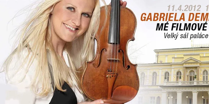 Koncert známých filmových melodií v podání houslistky Gabriely Demeterové! Pán prstenů, Piráti z Karibiku, Vzpomínky na Afriku a další. David Koller jako host.