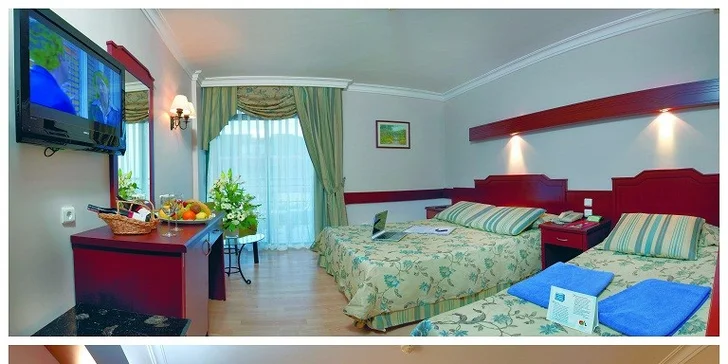 7990 Kč za letecký zájezd do Turecka na OSM dní. Pohoda v 5* hotelech na Riviéře, moře, výlet do světoznámé Pamukkale, bohatá polopenze, delegát.