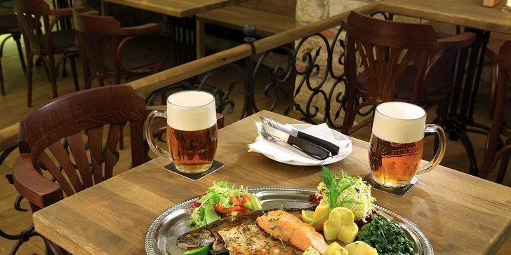Mix grill a 2 plzně v nové restauraci Zubajda!