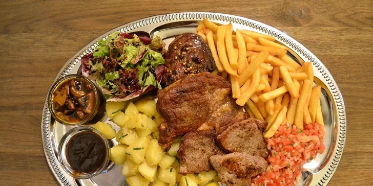 Mix grill a 2 plzně v nové restauraci Zubajda!