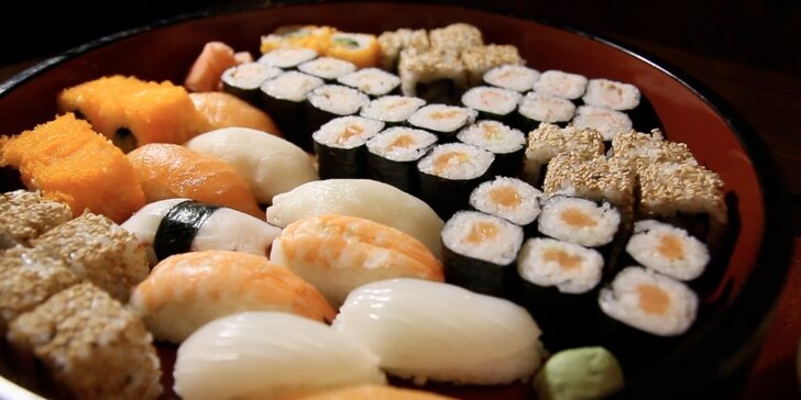 Čerstvá sushi menu v restauraci Tokyo (28-72 ks)