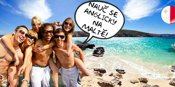 Pobytový kurz angličtiny nebo týdenní relax na Maltě
