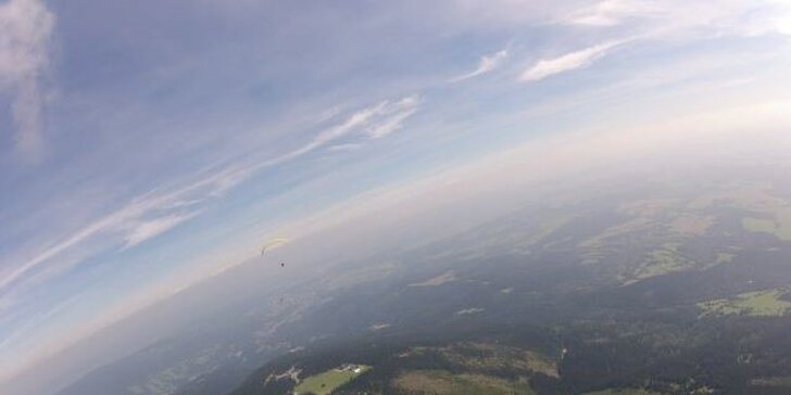 Tandemový paragliding - nezapomenutelný zážitek