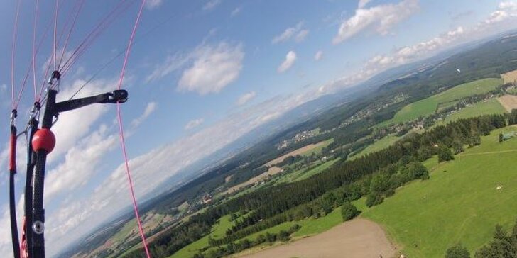 Tandemový paragliding - skvělý zážitek mezi mraky