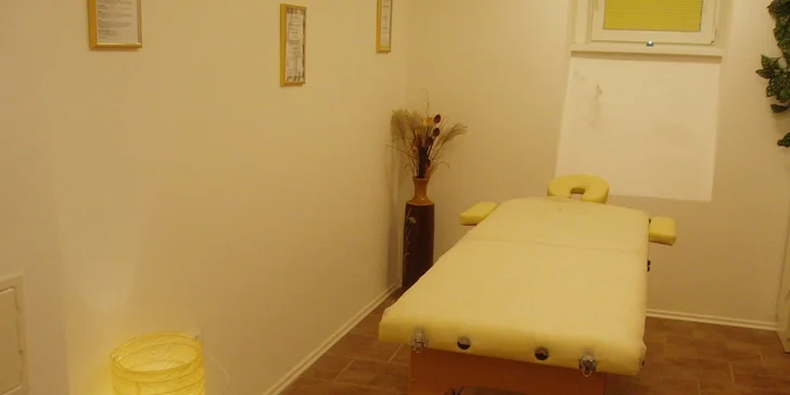 Výběr ze tří druhů uvolňujících masáží