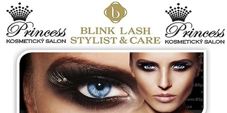 Prodloužení řas Blink lash metodou řasa na řasu