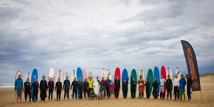 Originální Surf Camp na vlnách Atlantiku v krásné Francii
