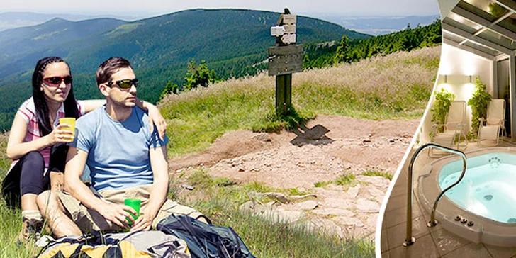 3 dny v jesenických horách – wellness i koloběžky