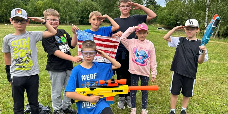 Zapište potomky na airsoftový příměstský tábor v Ústí nad Labem.

