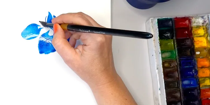 Naučíte se malovat třeba sněženky nebo vlčí máky.