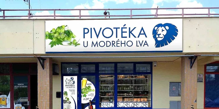 Jakákoliv piva v hodnotě 200 Kč U Modrého lva