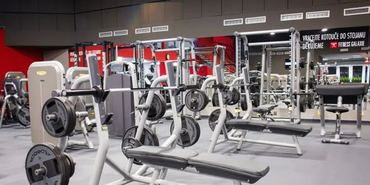 3měsíční permanentka do Fitness Galaxie