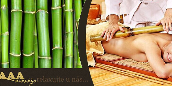 Bambusová masáž - 60 minut