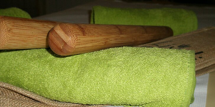 60minutová bambusová masáž zad a šíje
