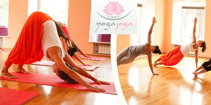 5 lekcí libovolného stylu jógy ve studiu Yogajoga