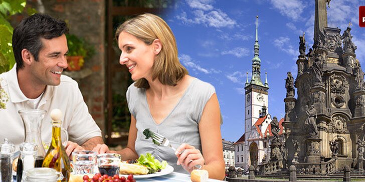 Tři dny pro DVA v Olomouci. Ubytování v moderním penzionu se snídaní či polopenzí. Domácí kuchyně, krásné historické město a půvabná příroda.