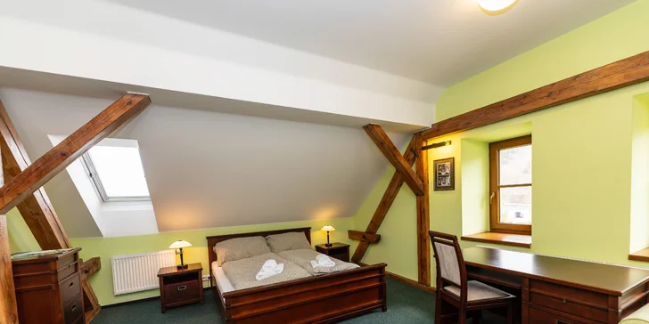 K dispozícii je dvoj- alebo štvorlôžkový apartmán s možnosťou prístelky.