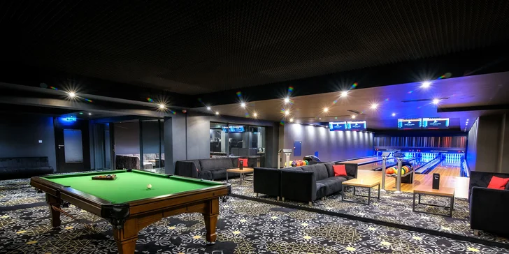 Pro nadšence pohybu je připraveno kvalitně vybavené fitness centrum, pro ostatní je k dispozici také biliard, snooker nebo bowling.