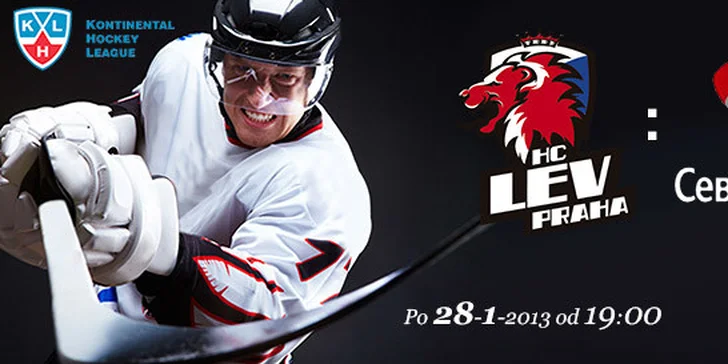 Vstupenky na KHL: LEV Praha-Severstal Čerepovec