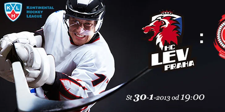 Vstupenky na KHL: LEV Praha-Viťaz Čechov