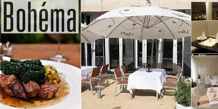 349 Kč za osvěžující jarní menu pro dva v Restaurantu Bohéma. Stylové prostředí, vynikající jehněčí kýta i lívanečky se slevou 59 %.