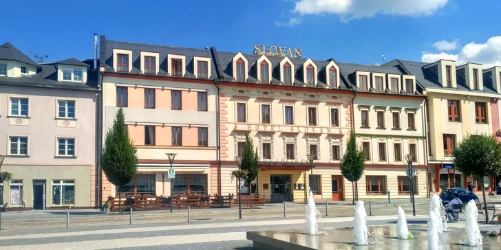 Hotel stojí v centre Jeseníka, takže budete mať všetky lákadlá nádherných Jeseníkov na dosah ruky.