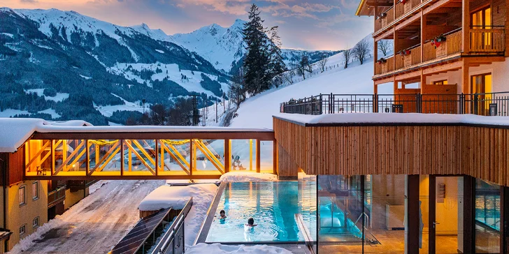 Údolie Gastein: hotel v 1000 m n. m., bohato vybavený wellness, polpenzia a lyžovanie