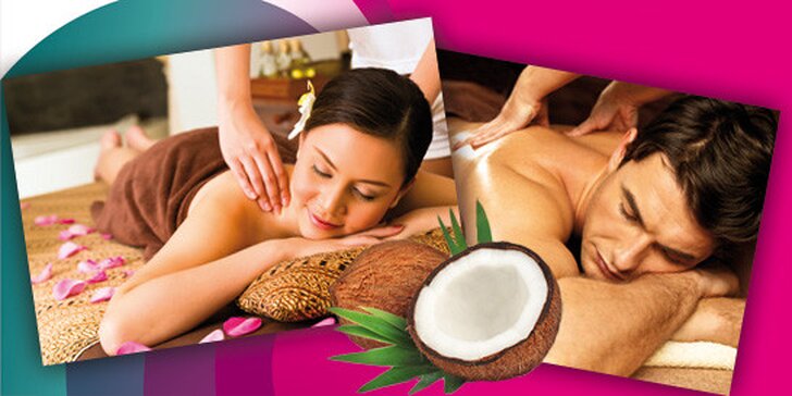 Kokosová relaxace – uvolňující masáž i zábal