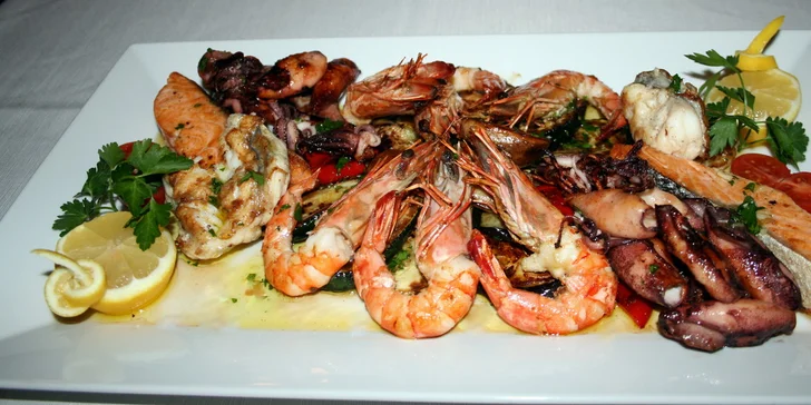 Grilované dary moře (1000 g) v restauraci Per Te
