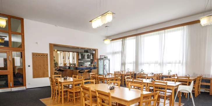 Pochutnáte si tu na snídani nebo polopenzi.