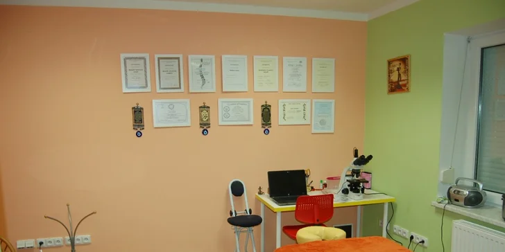 Darkfield mikroskopie živé kapky krve
