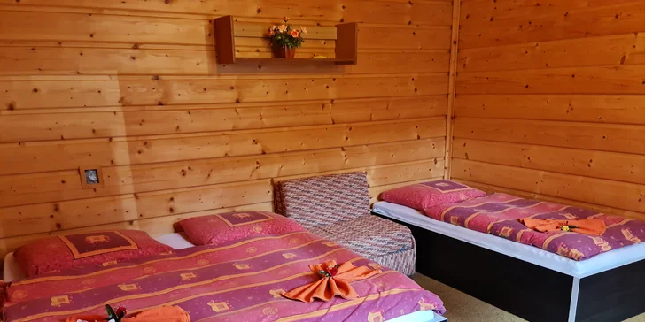 Pokud máte rádi ubytování v soukromí, tak zvolte chatku.