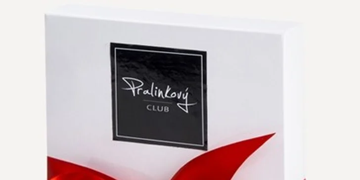 Luxusní kolekce prémiových pralinek nebo čokolád