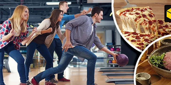 Bowling a dobré jídlo v Bowling Kostka