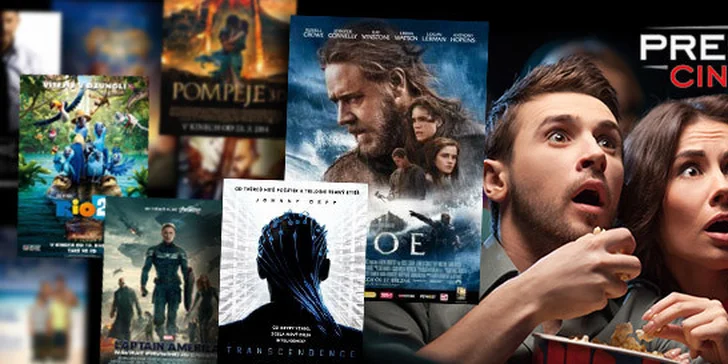 2 vstupenky do kina na libovolný film (Teplice)