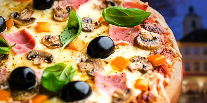 2 pizzy a 2 nealko nápoje v restauraci VABENE