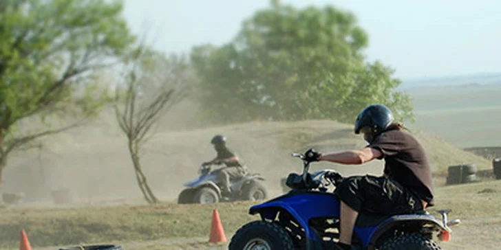 Zážitková off-road jízda na čtyřkolce v délce až 60 min.