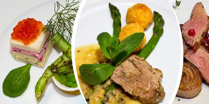 Slavnostní degustační menu pro 2 osoby v restauraci U Modré kachničky