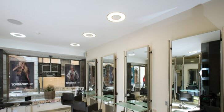 Luxusní střih a péče o vlasy v salonu TONI&GUY