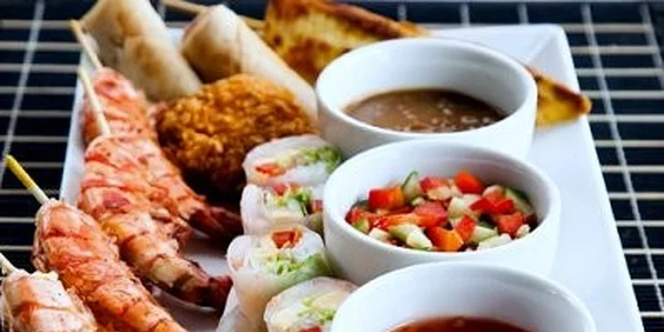 Mega thajské menu pro dva – rozvoz DameJidlo.cz