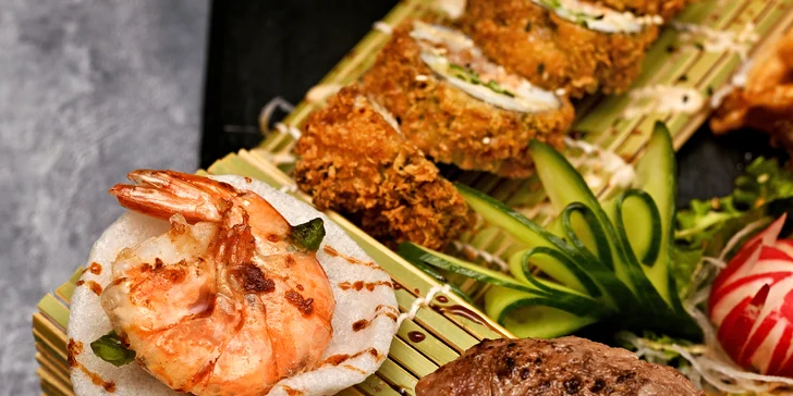 Těšte se na grilované speciality, jako je brazilské hovězí, chobotnice, krevety i batáty. 